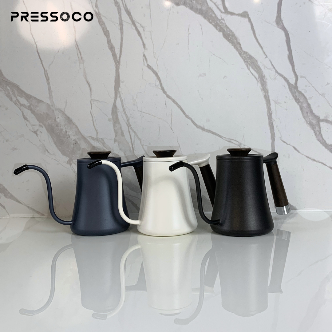 Pressoco Kettle 304 Stainless Steel Pour Over 600ml - Gray