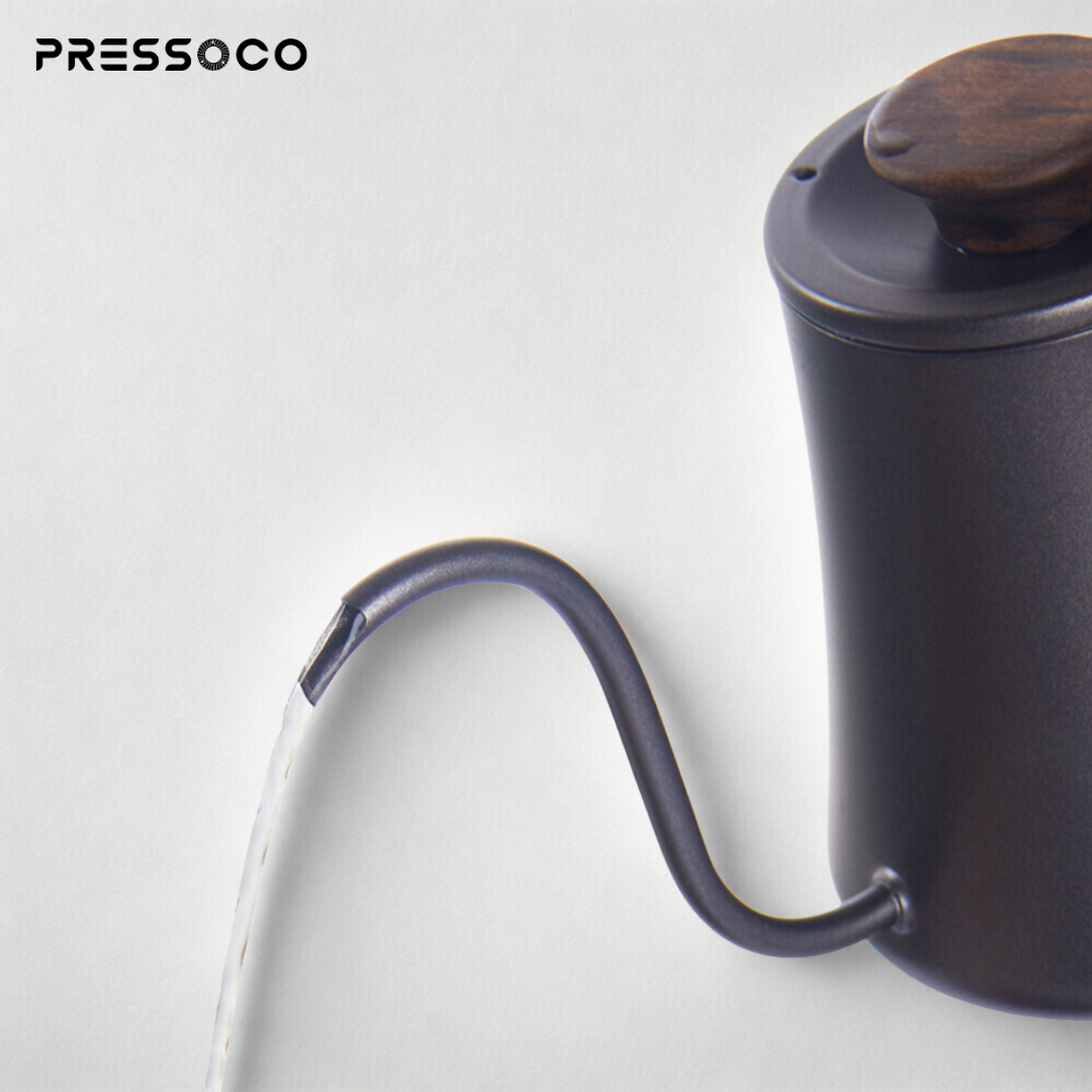 Pressoco Set Glass Pour Over - Blue (Drip Pot 600ml + Dripper 02)