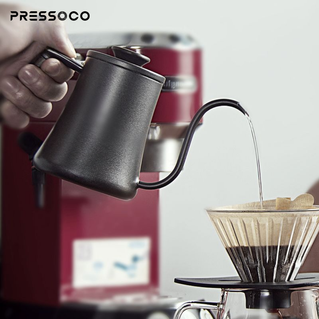 Pressoco Kettle 304 Stainless Steel Pour Over 600ml - Gray 3