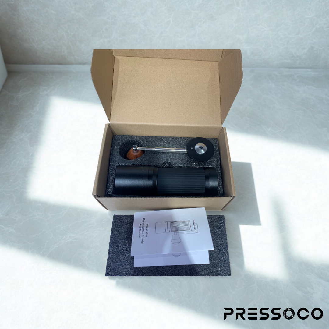 Presso Valor Hand Grinder CNC 304, Black 2