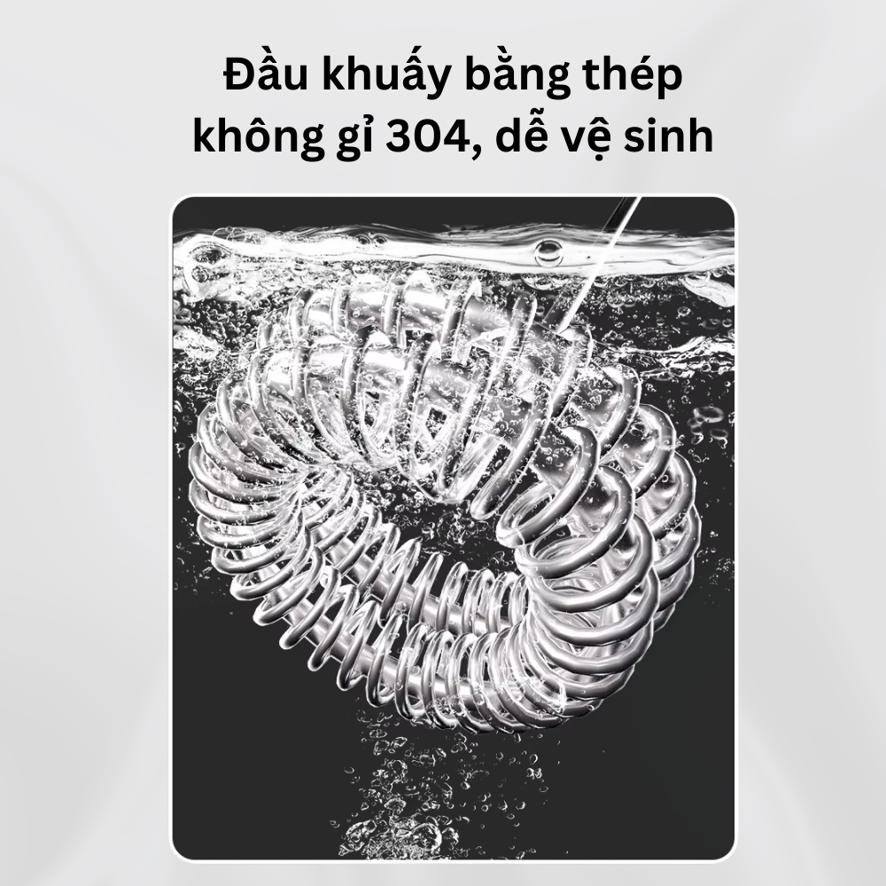 Pressoco Electric milk frother USB, White 10