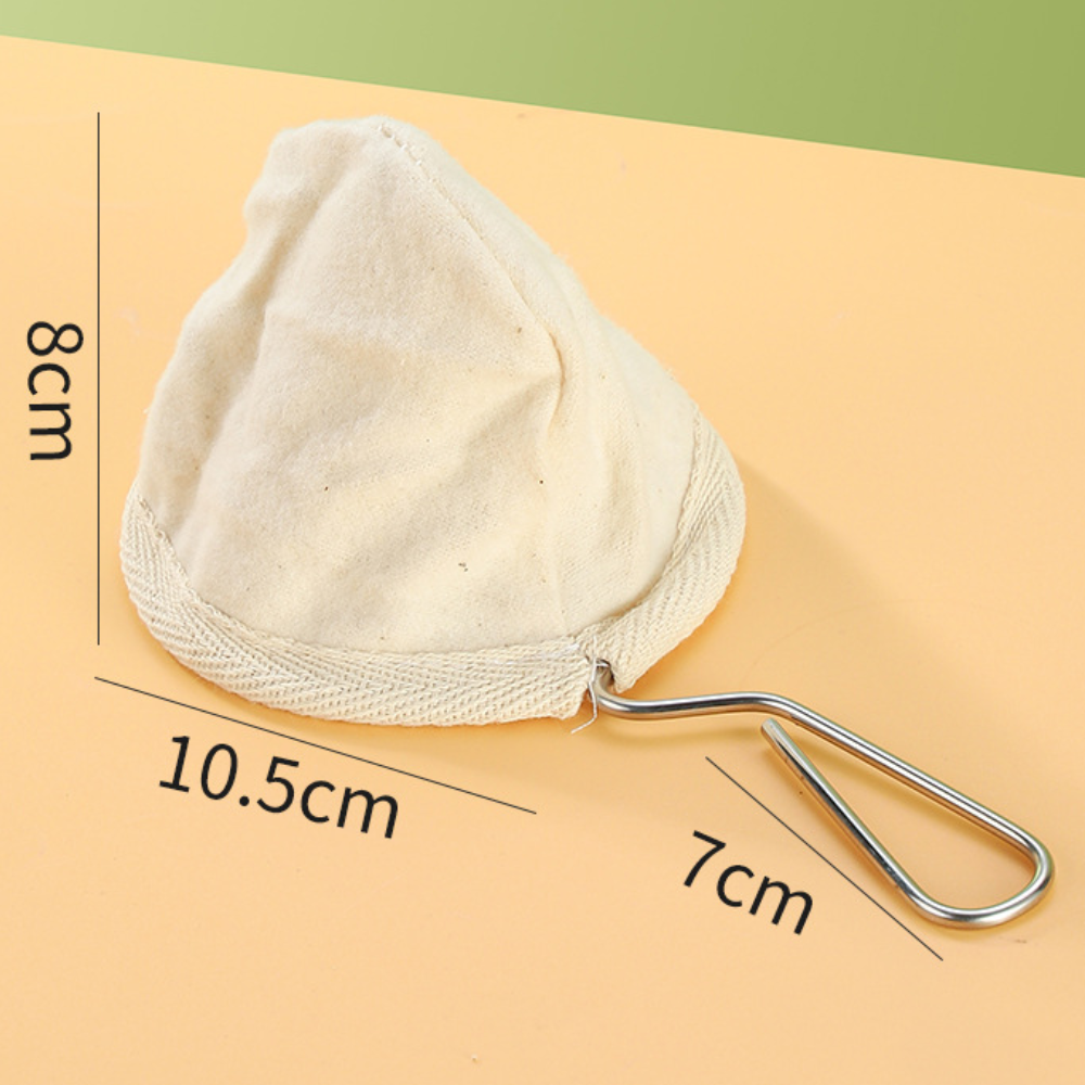 Combo 2 x Pressoco Cloth Filter with stainless Steel Handle - Size 2-4 cups 10