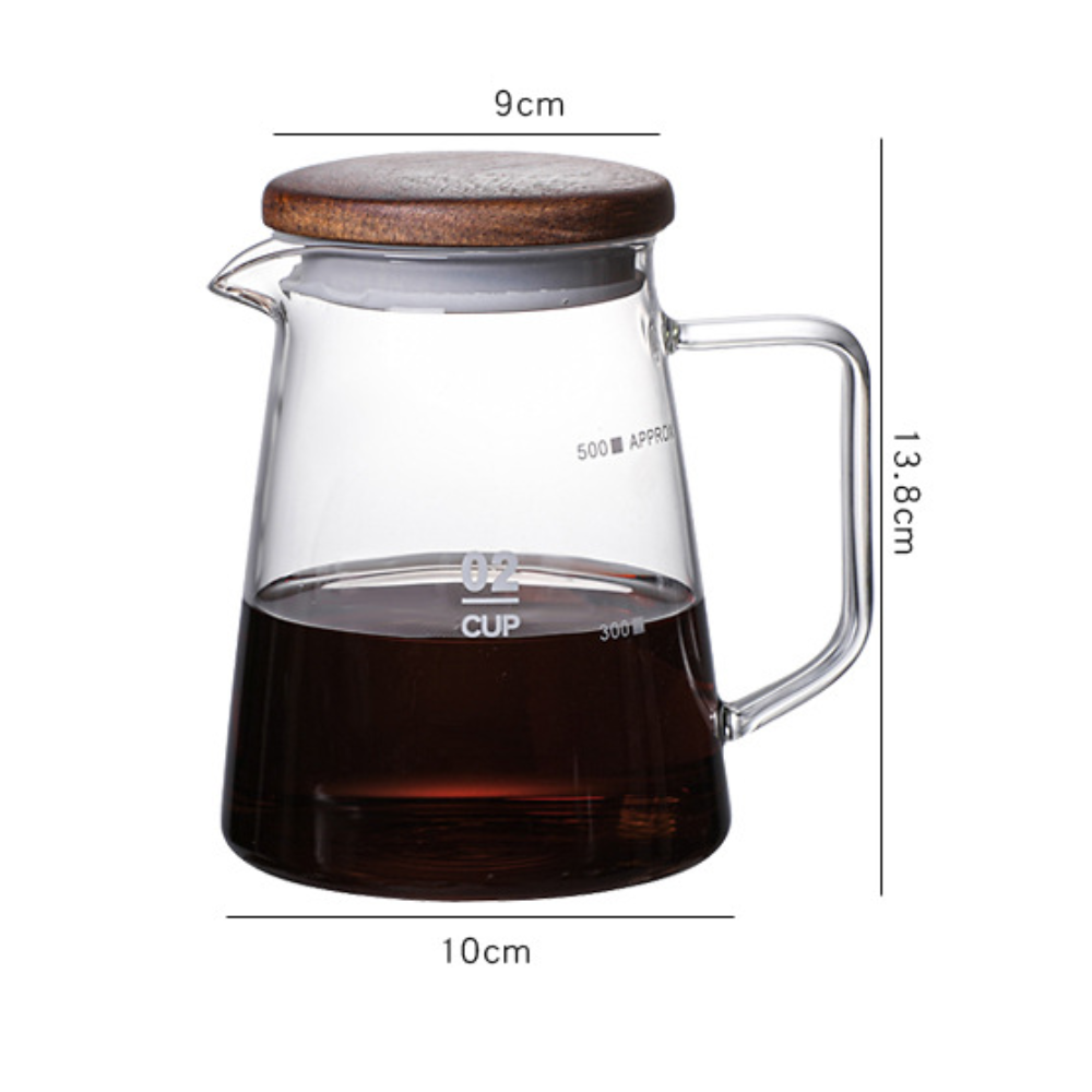 Pressoco Server 600ml - Wood Lid 6