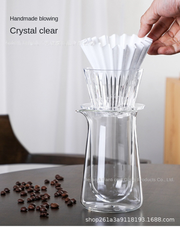 Pressoco Glass Dripper V60 2-4 cups 5