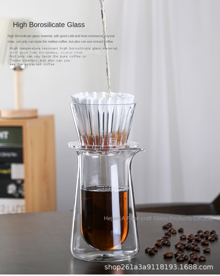 Pressoco Glass Dripper V60 2-4 cups 10