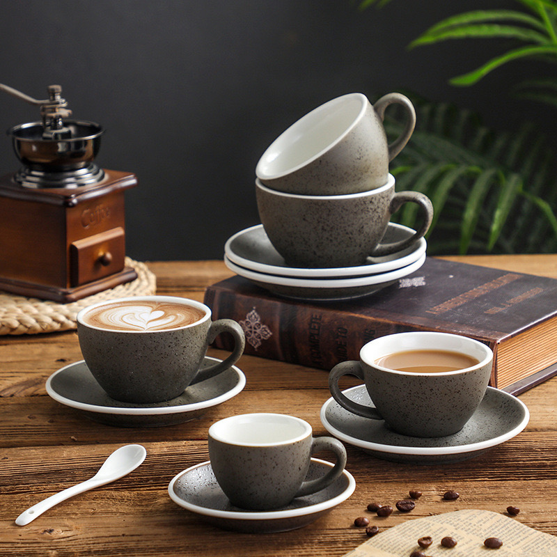 Pressoco Ceramic Capuccino Cup - Granite - 200ml