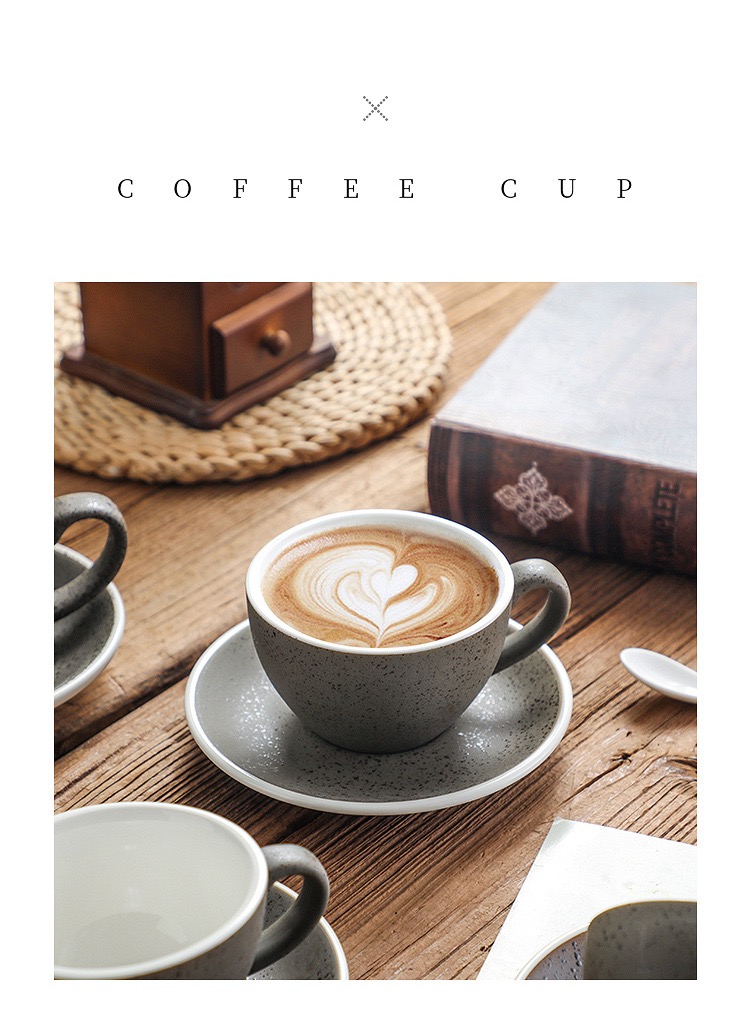 Pressoco Ceramic Coffee Cup - Ca Basil - 250ml 4