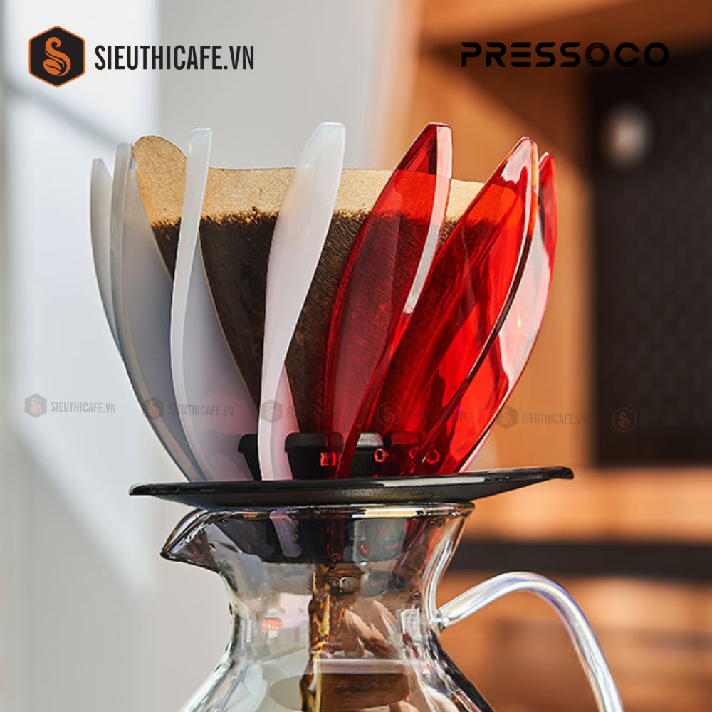 Phễu V60 Dripper SUIREN - 02 - Black & White 9