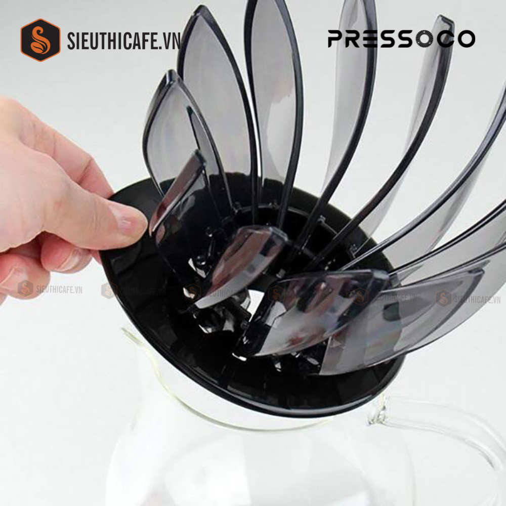 Pressoco V60 Dripper Ayaka 02, Black 11