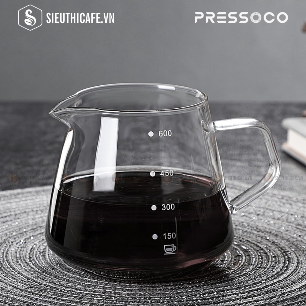 Pressoco Server Obsidian 600ml Transparent - Lip 9