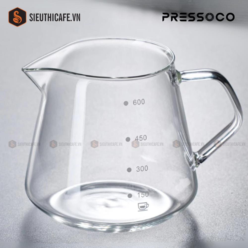 Pressoco Server Obsidian 450ml Transparent - Lip 6