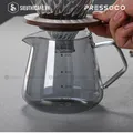Pressoco Server Obsidian 600ml Smoke Glass - Lip 4