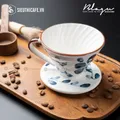 Phễu lọc Blagu V60 Ayaka size 02 - White flower 2