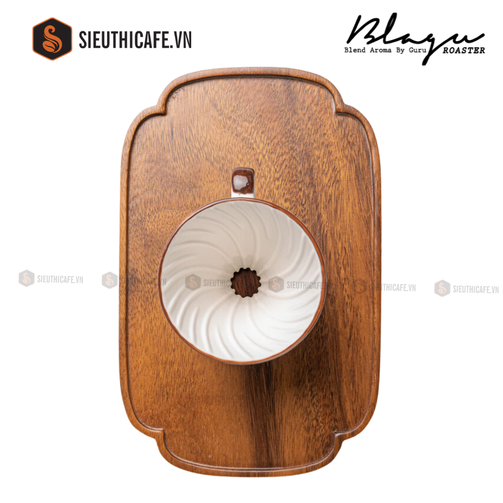 Phễu lọc Blagu V60 Ayaka size 02 - White flower 10