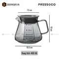 Pressoco Server Obsidian 450ml Transparent - Lip 9