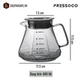 Pressoco Server Obsidian 600ml Smoke Glass (W.Lip) 9