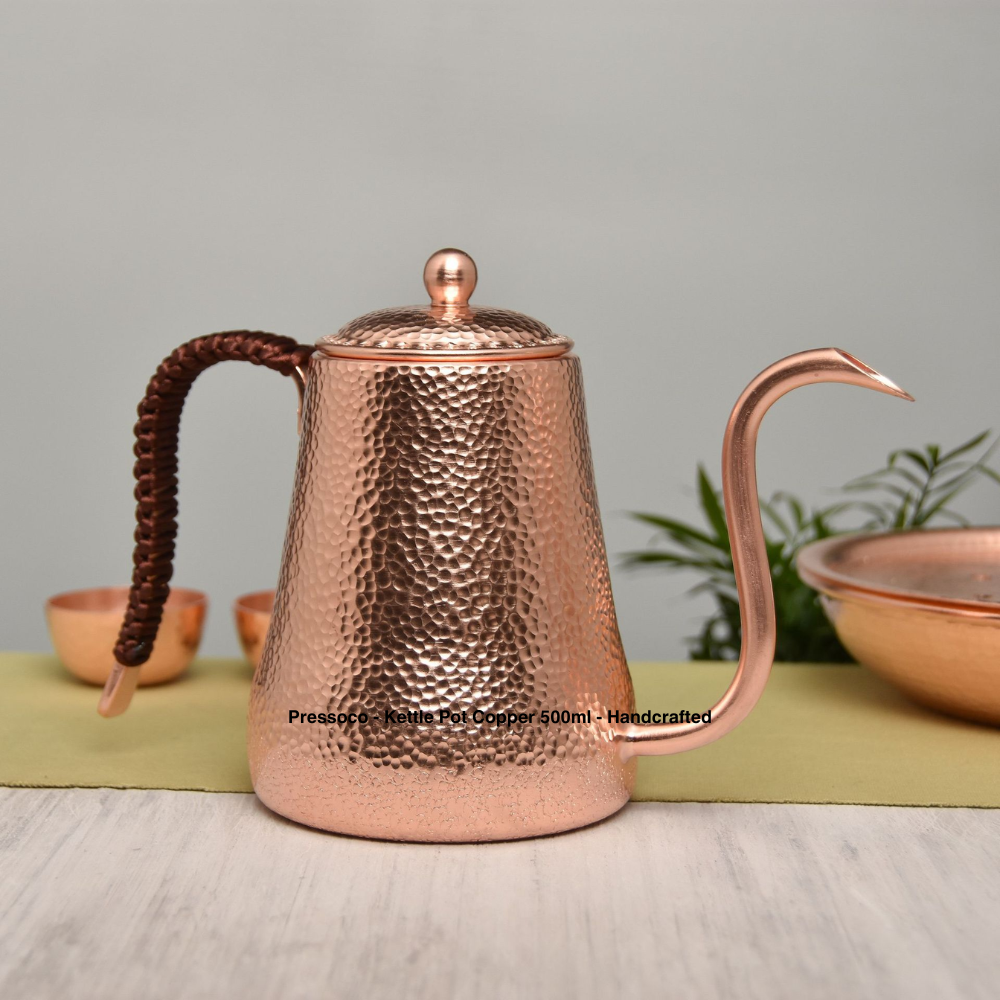 Pressoco - Kettle Pot Copper 500ml - Handcrafted 14