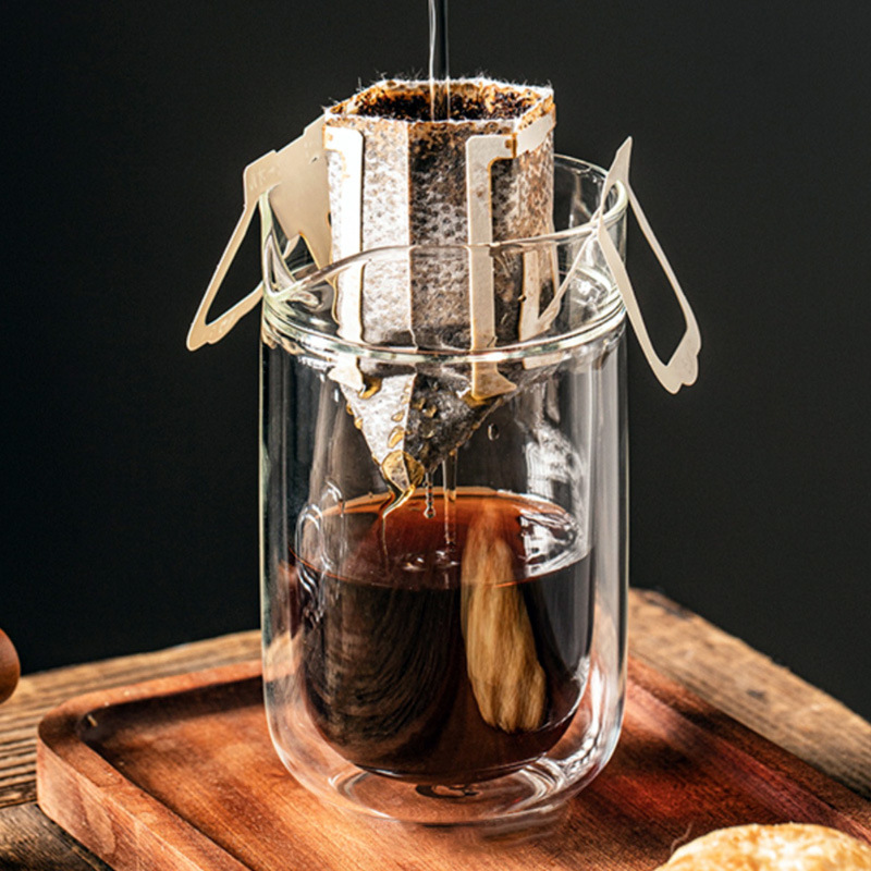 Pressoco Double Glass Cups 350ml 4