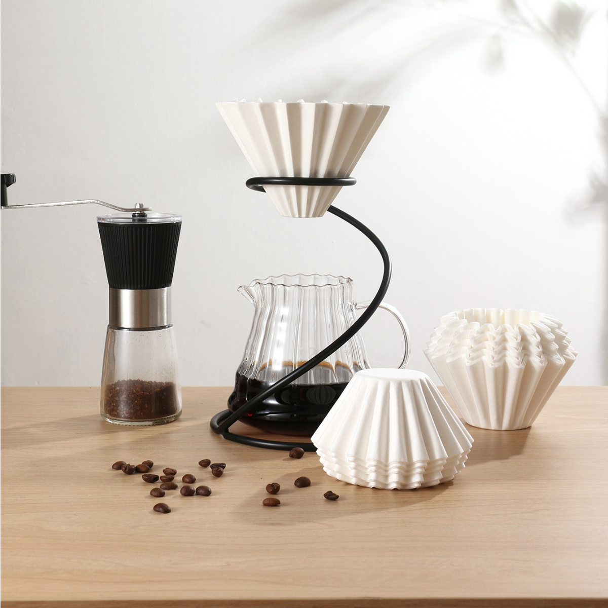 Combo 2 x Pressoco Coffee Paper Filter Wave W-155 (100*55mm) x 50 tờ - Brown 4