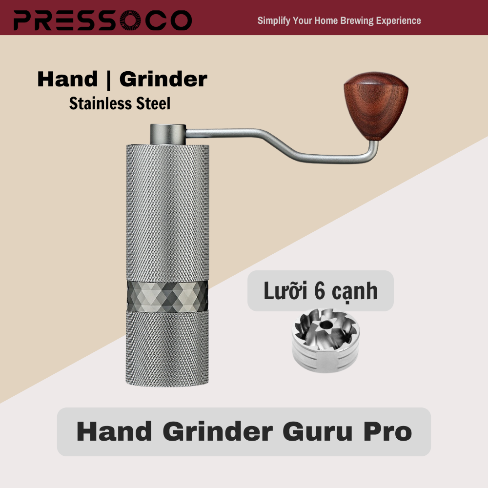 Pressoco Grinder Z41 - Silvery 5