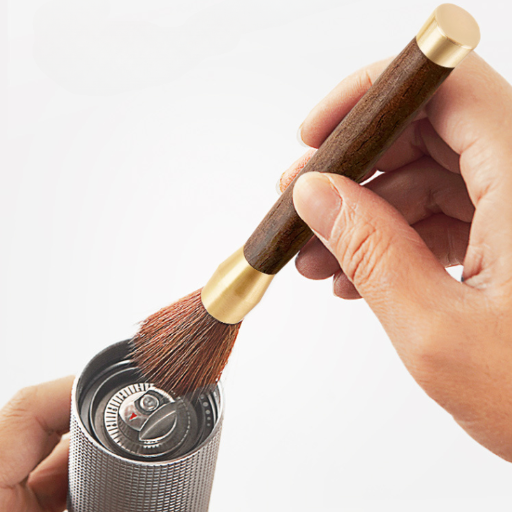 Pressoco Wooden Cleaning Brush coffee, tea - Walnut