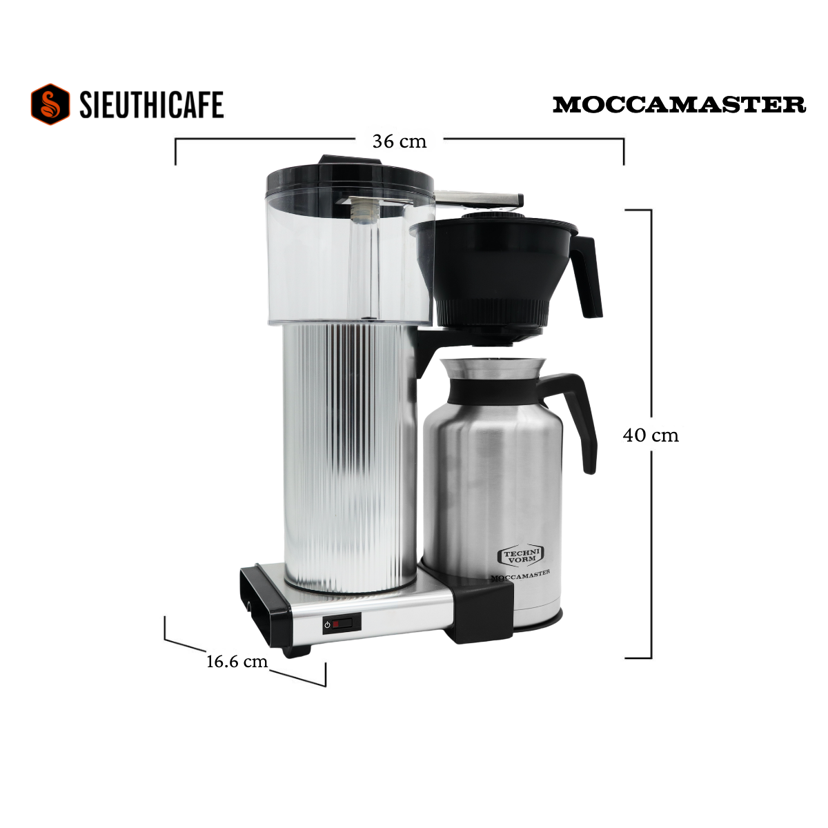 Moccamaster CDT Grand - 1.8L thermal jug - Polished 10
