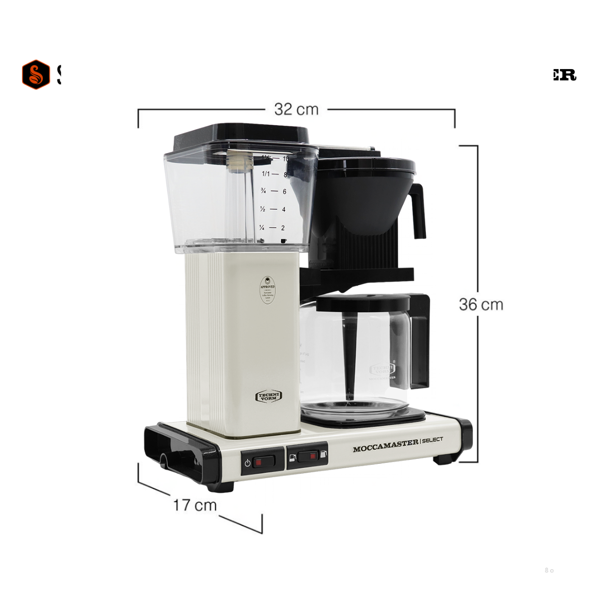 Moccamaster KBG Select - Off-white 3