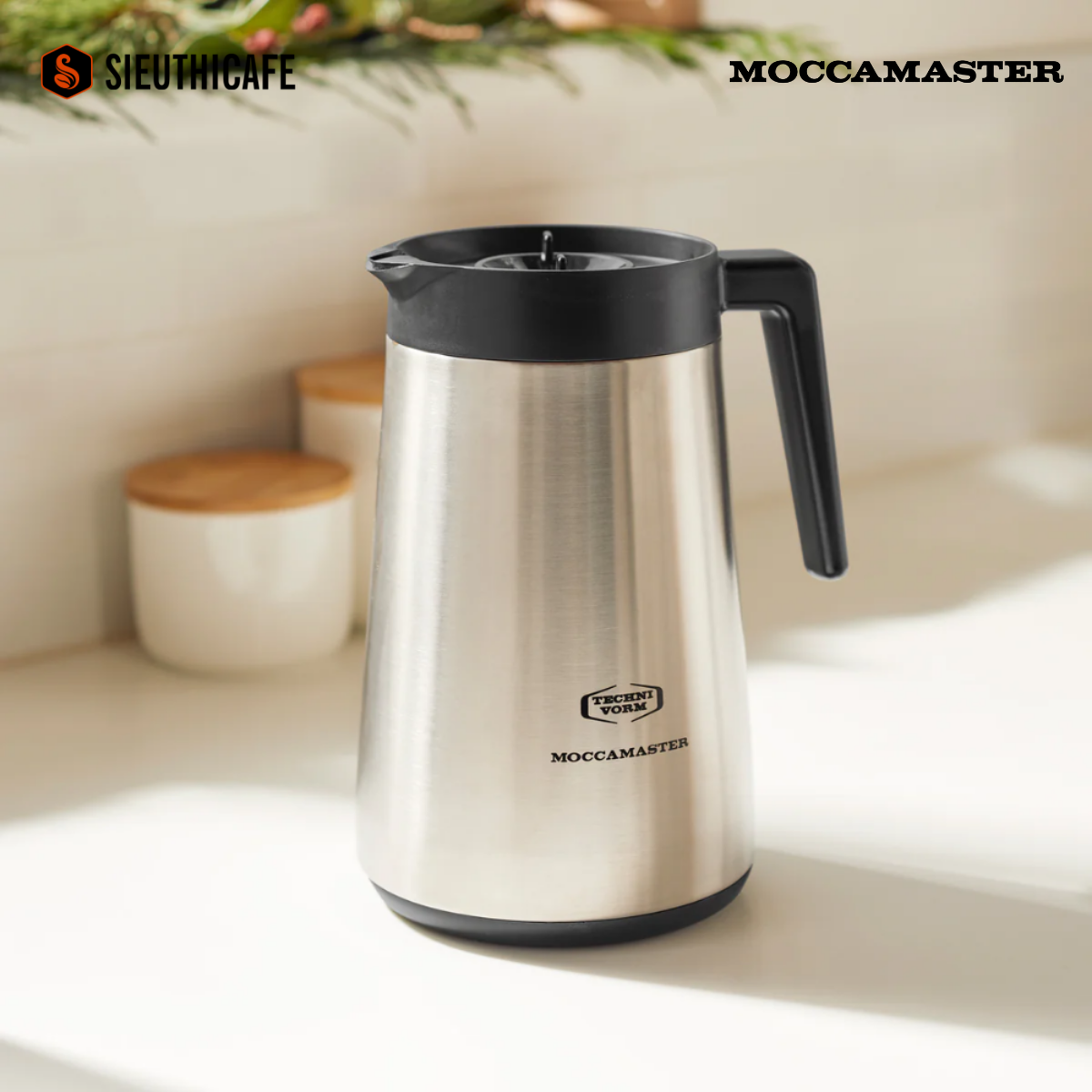 Bình Moccamaster 59865 1.25L Thermal Carafe Silver 5