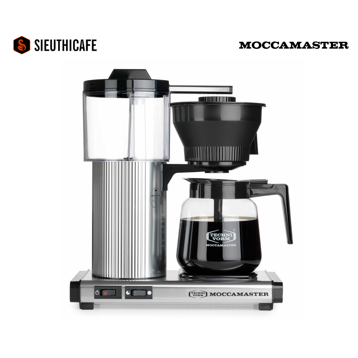 Moccamaster CD Grand - 1.8L glass jug - Polished