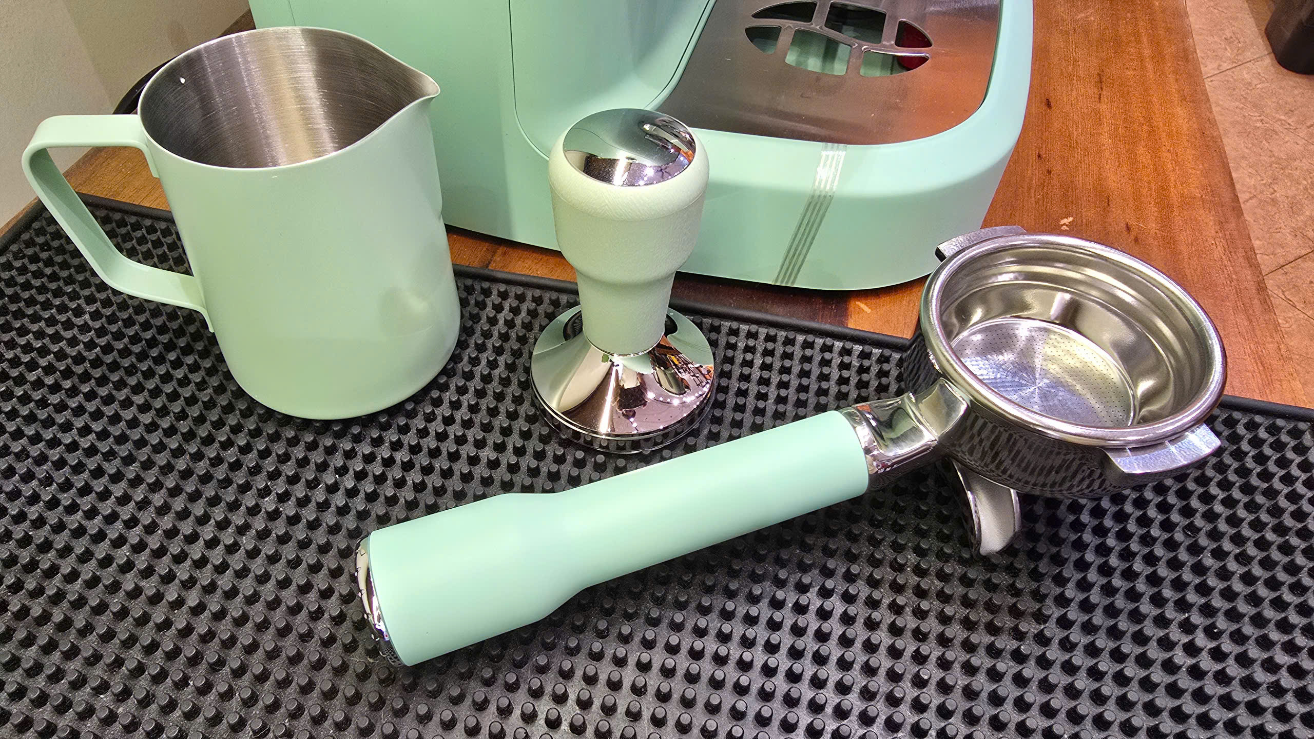 Pressoco Espresso Machine Grindo - Matcha Green