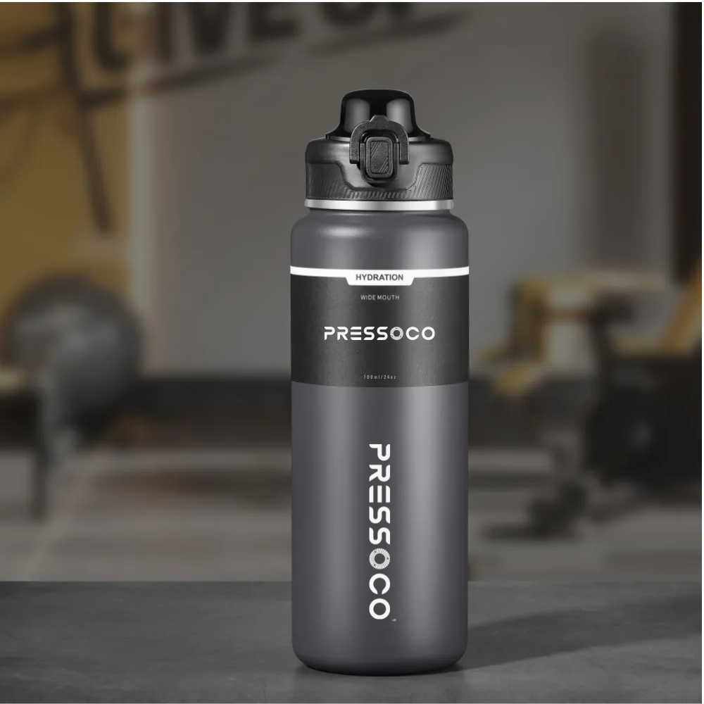 Pressoco Double Wall Tumbler SUS 304, 700ml - Matte White 3