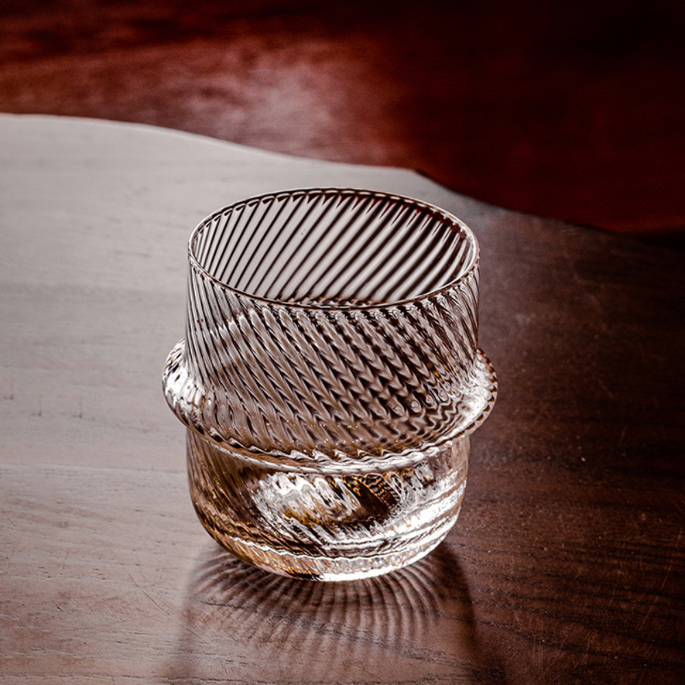 Pressoco Double Glass Cup Hexagon x100ml 2