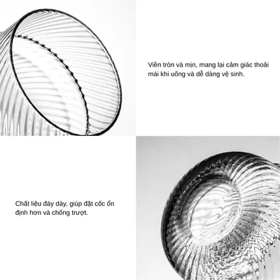 Pressoco Glass Cup 420ml