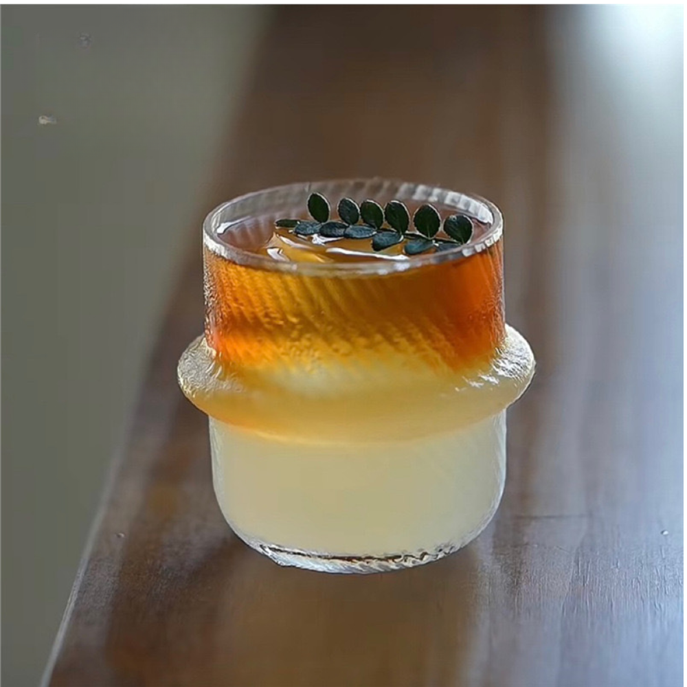 Pressoco Double Glass Cup Hexagon x100ml 14