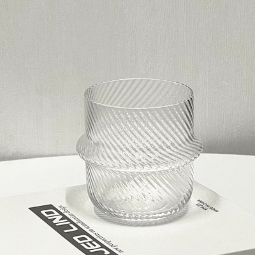 Pressoco Diamond Double Glass Cup, 300ml 12