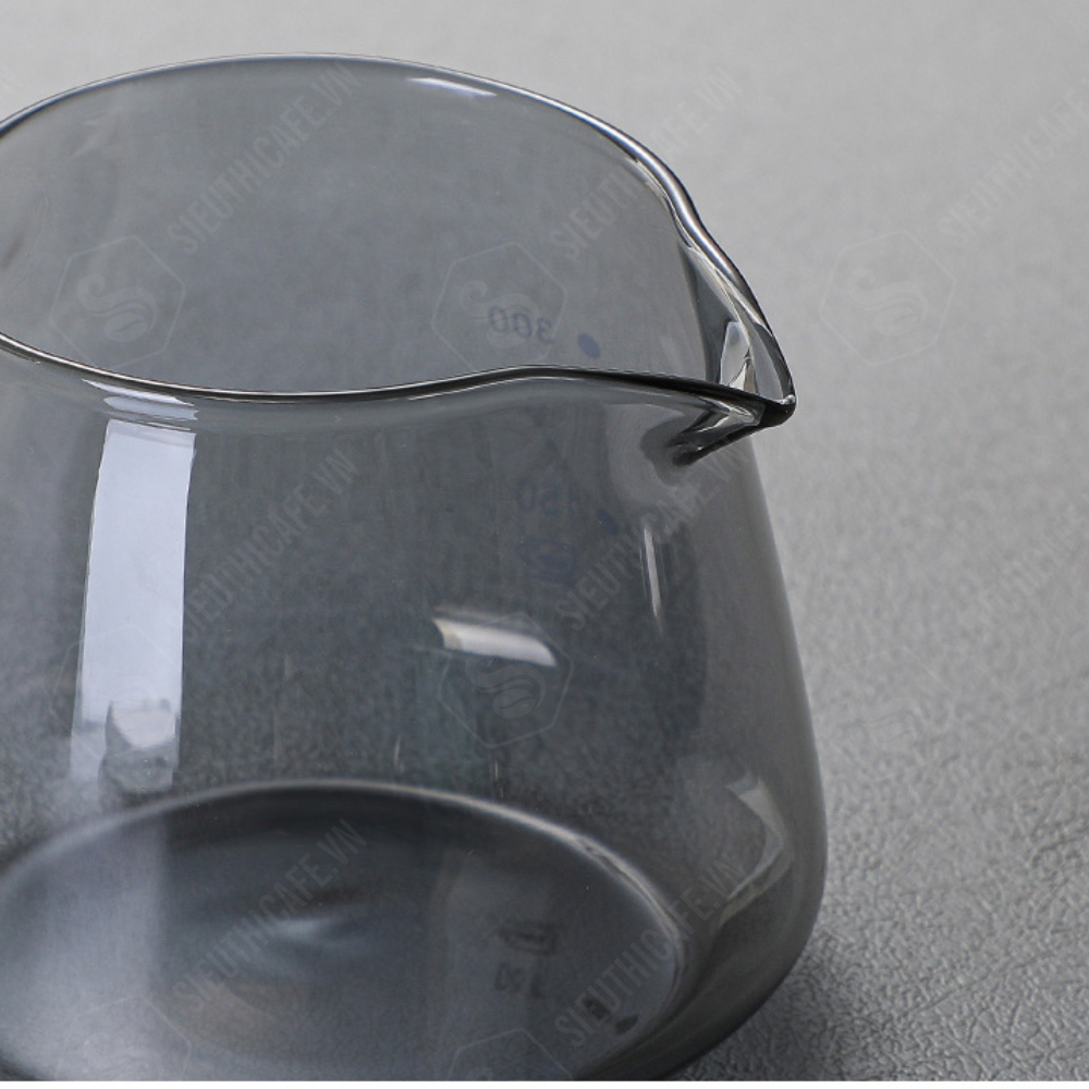 Pressoco Server Obsidian 450ml Orange Glass (W.Lip) 13