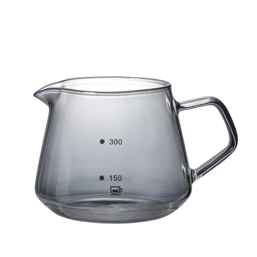 Pressoco Server Obsidian 600ml Smoke Glass (W.Lip) 12