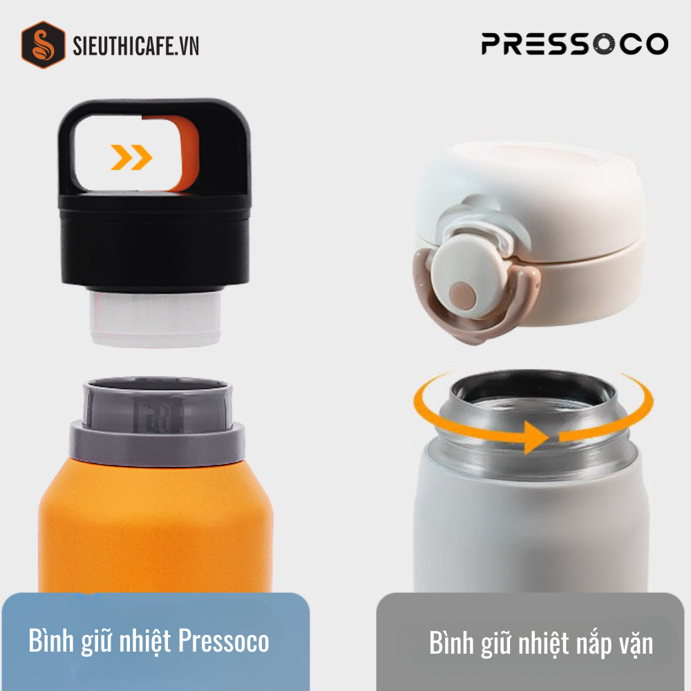 Bình giữ nhiệt 550ml - màu cam 11