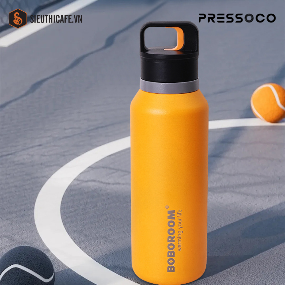 Bình giữ nhiệt 550ml - màu cam