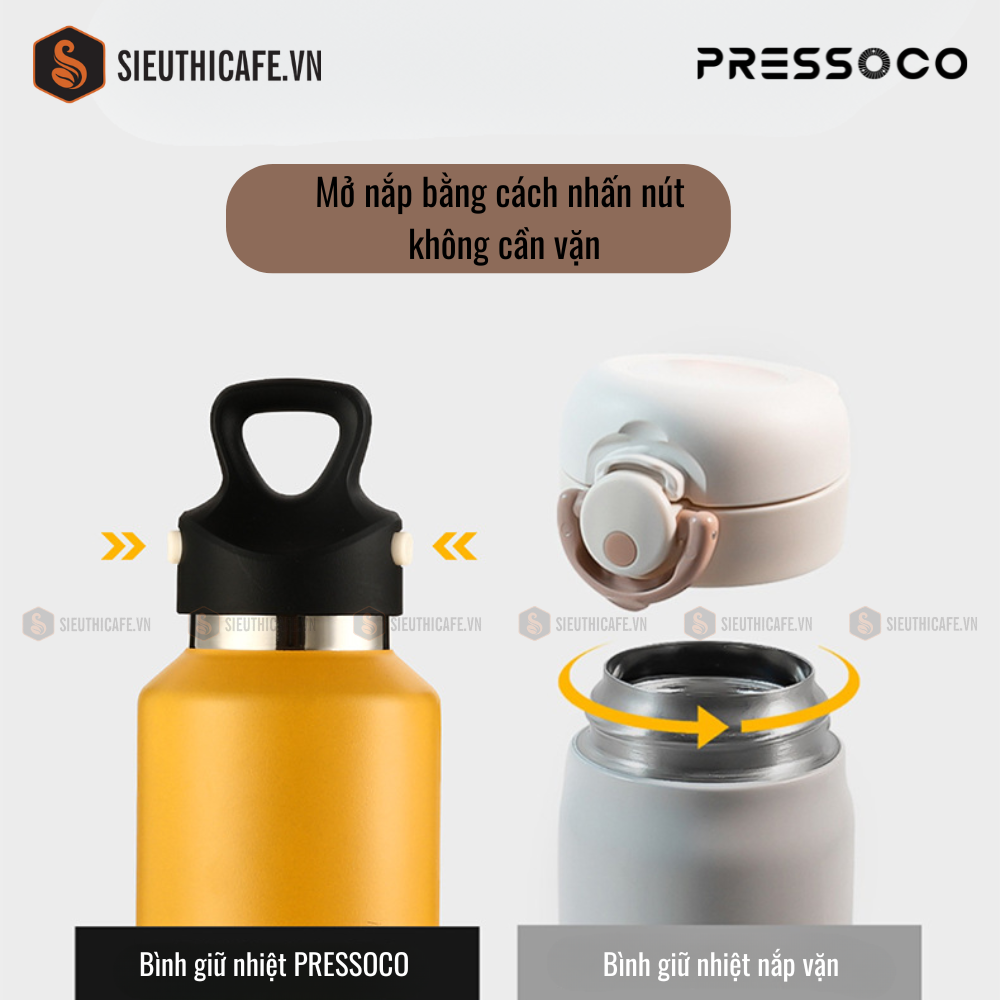 Bình giữ nhiệt 600ml - màu cam 13