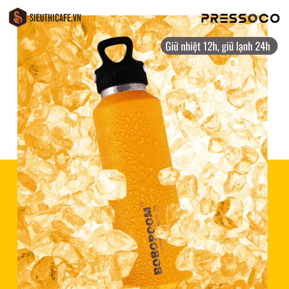 Bình giữ nhiệt 600ml - màu cam