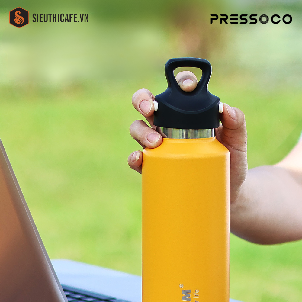 Bình giữ nhiệt 550ml - màu cam 3