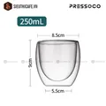 Pressoco Pavina Double Glass Cups 250ml 12