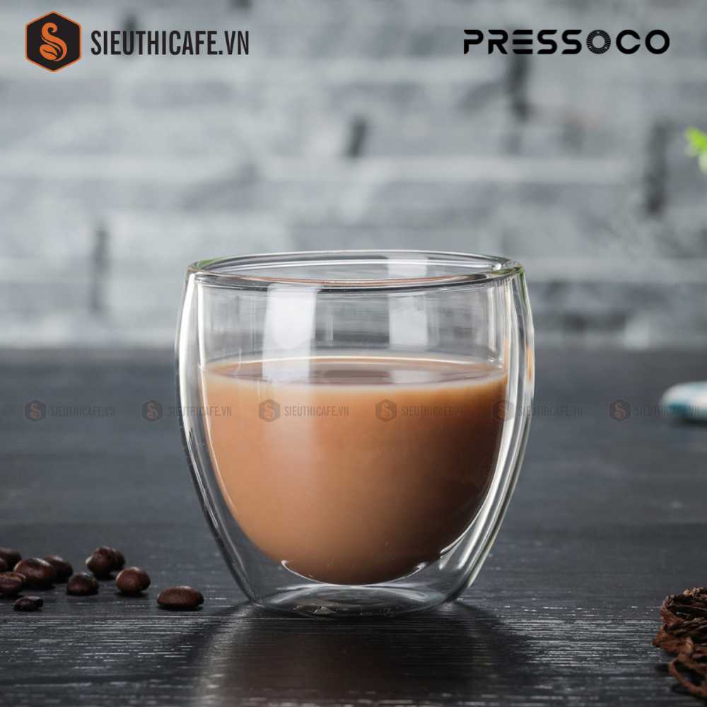 Pressoco Double Glass Cups 250ml 13