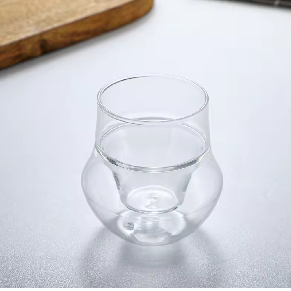 Pressoco Double Glass Cup Hexagon x100ml 9