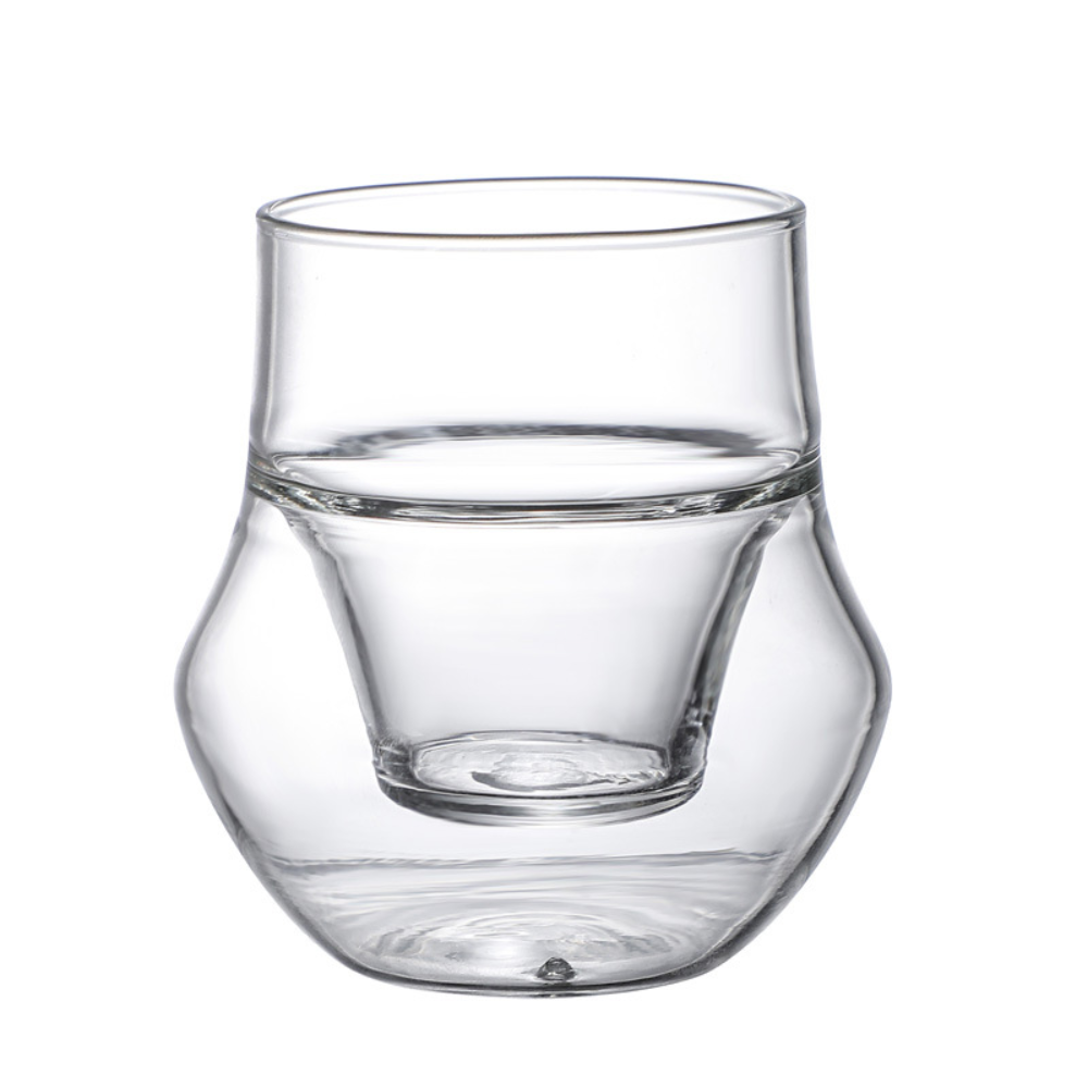 Pressoco Double Glass Cup Hexagon x100ml 11
