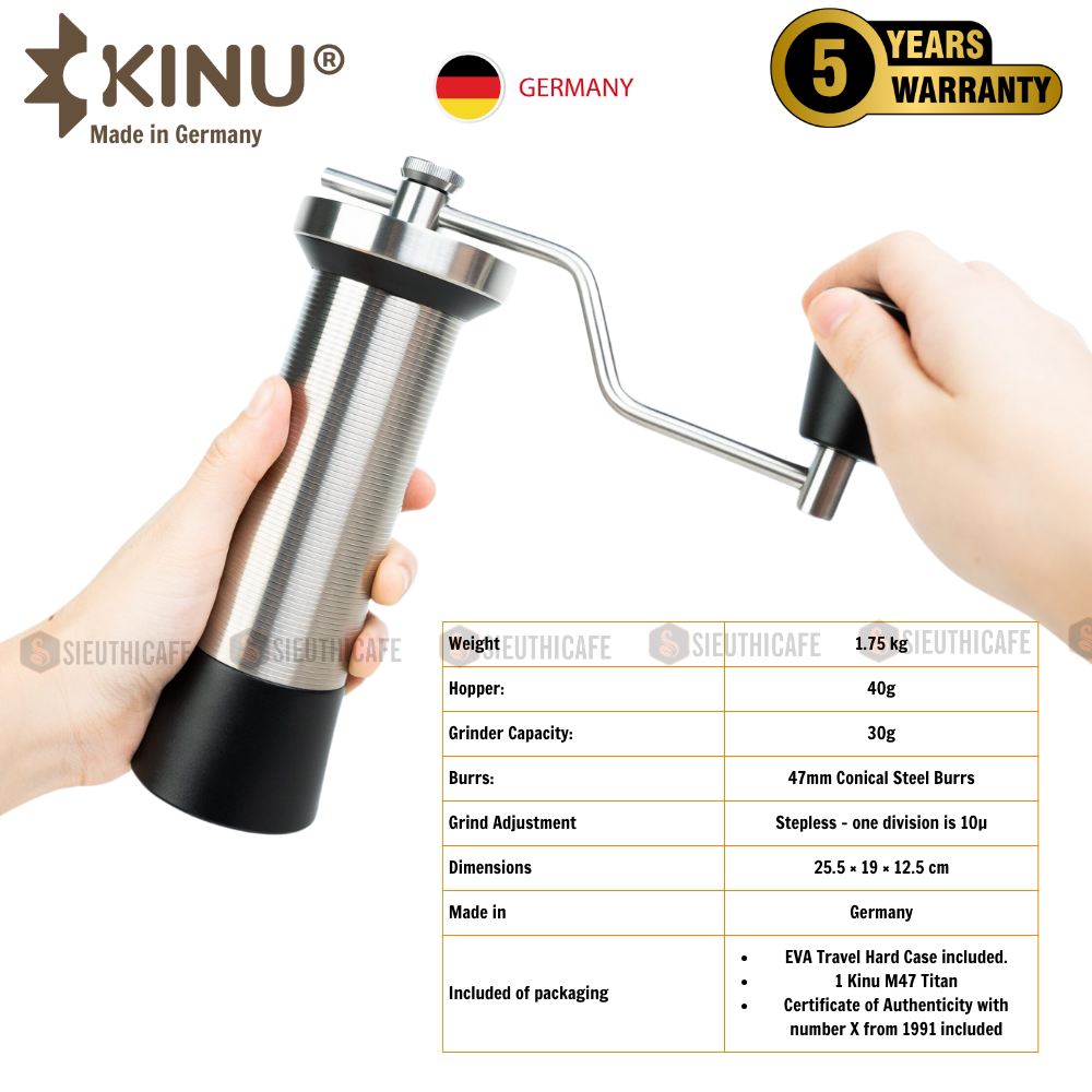KINU M47 Simplicity Grinder 6