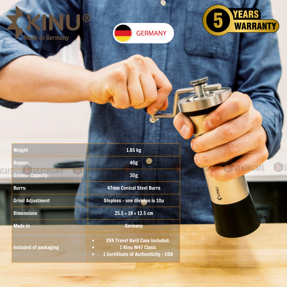 Kinu M47 Classic + Cà phê 9