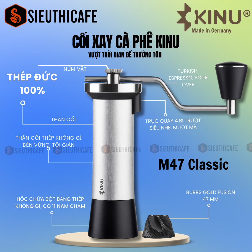 Kinu M47 Classic + Cà phê 2