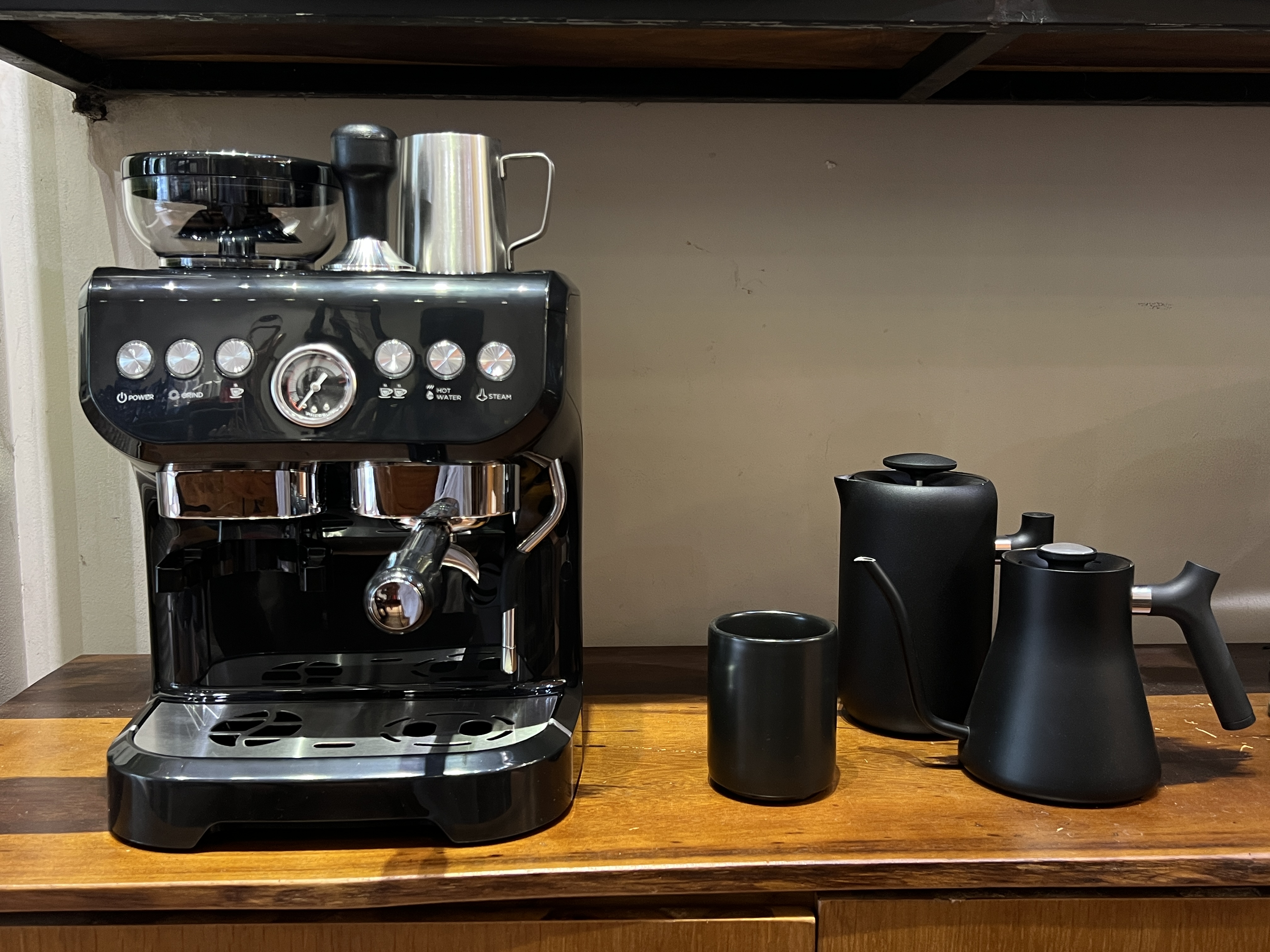 Pressoco Espresso Combi Coffee Machine 2in1 PAC-517E | Black 10